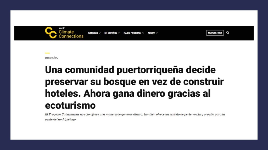 El Simposio del Proyecto Cabachuelas de Morovis, Puerto Rico: Un espacio para conocer un ejemplo de lo&nbsp;posible