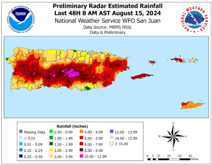Una imagen del archipiélago de Puerto Rico. 